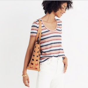 NWT Madewell alto scoop neck tee